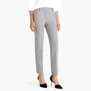 J Crew Grey Pants Slim Cropped in Stretch Size 0